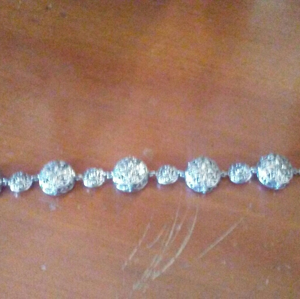 Sterling Silver 925 Toggle Bracelet - image 3